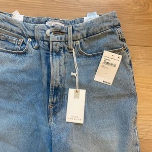 NWT Good American Good Boy jeans